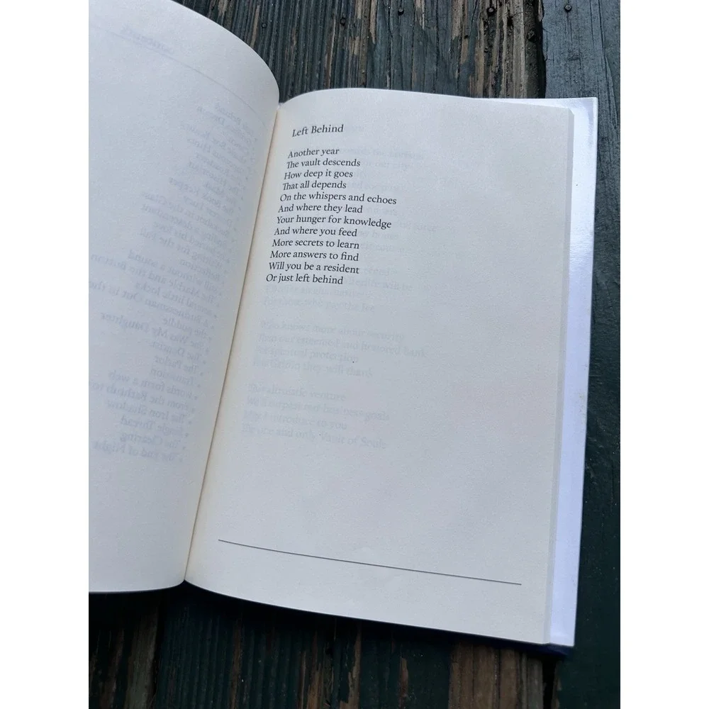 left behind a collection of dark poetry by Scott Swenson (English) Hardcover Boo